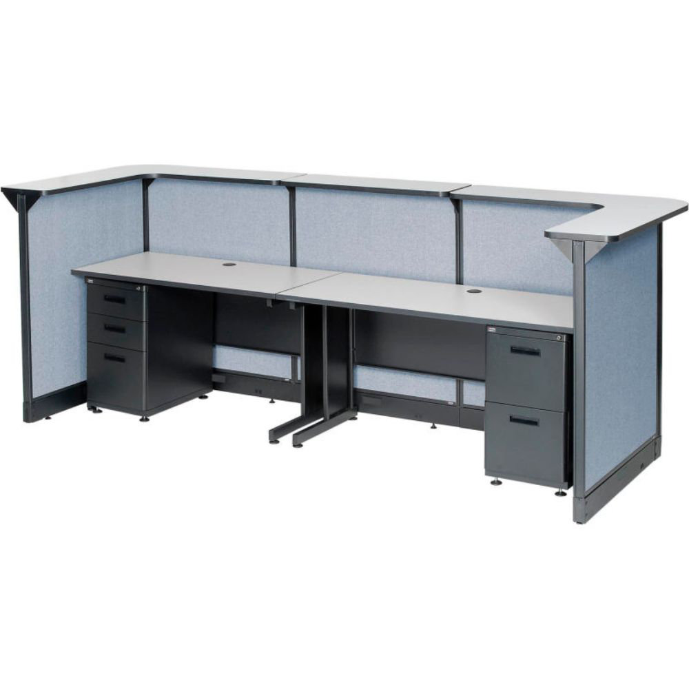 Interion U-Shaped Reception Station W/Raceway 124