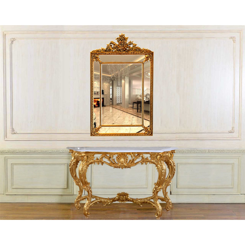 Rosia 61.8'' W Console Table, Gold