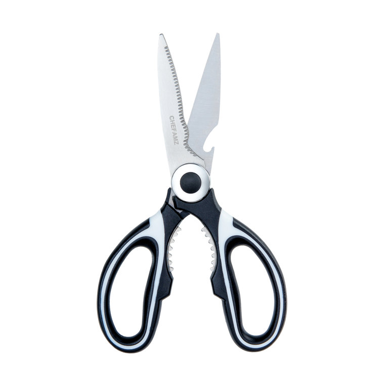 KUNIFU Multi-Purpose Kitchen Scissors, Come Apart, Heavy Duty, Dishwasher  Safe, Ultra Sharp Stainless Steel 