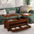 Dextyn Top Lift Coffee Table with 2 Drawers for Storage Space-99996394-126838332
