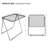 Folding Acrylic Folding Table-341556969