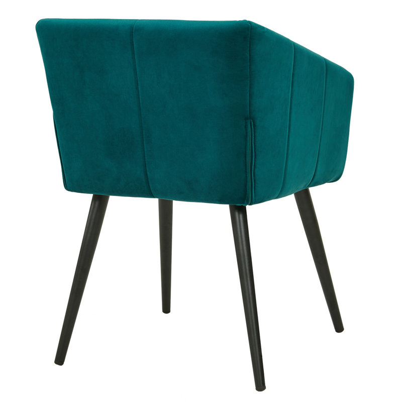 Fauteuil en velours de 20 po Sima, Atrovirens