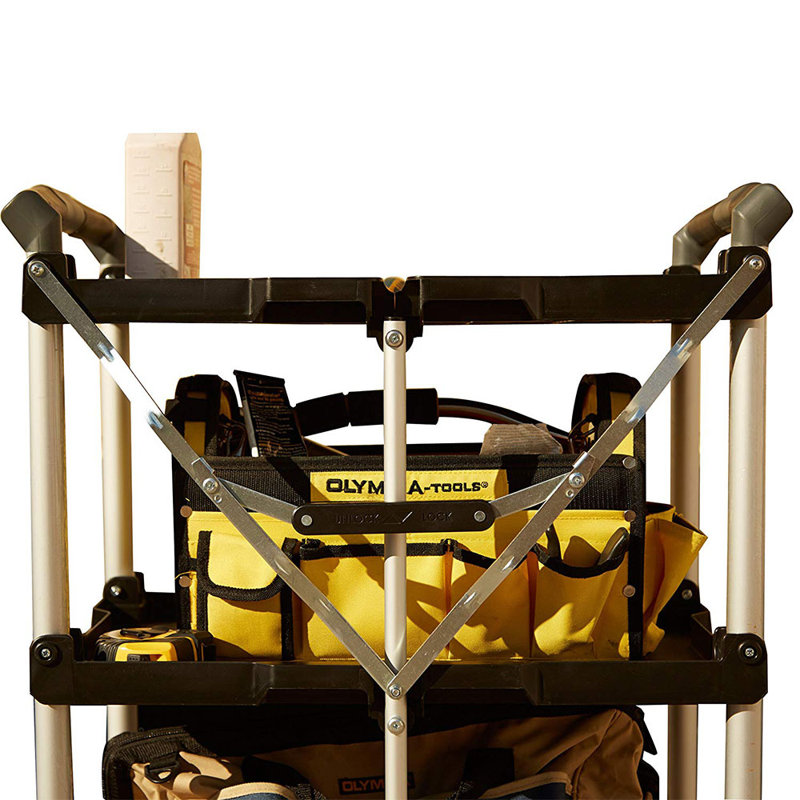 Chariot de service de rangement repliable avec outils olympia