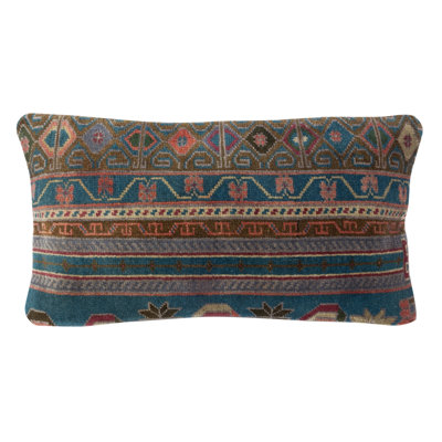 Housse de coussin 13 "x24". Taie d'oreiller en laine turque. Housse de coussin décoratif