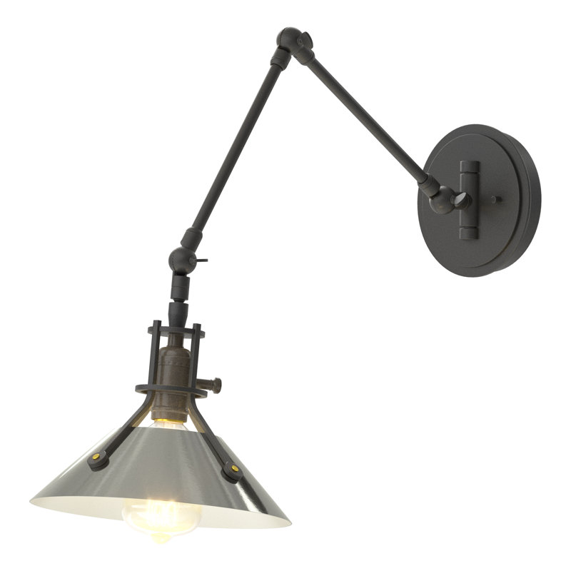 Henry Sconce -209320_5, Black, Modern Brass
