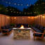 Foyer extérieur rectangulaire en béton de 42 pouces (107 cm) au propane, 50 000 BTU, avec allumage par impulsion et réservoir dissimulé pour terrasse, brûleur en acier inoxydable et contrôle de flamme à deux vitesses.