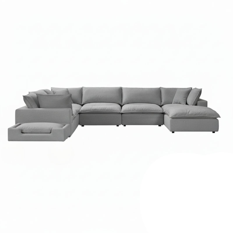Lit pour animaux Cali, Gris