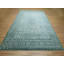 Tapis oriental bleu sarcelle en laine noué à la main 8 pi 11 po x 12 pi 1 po - MOA10276420