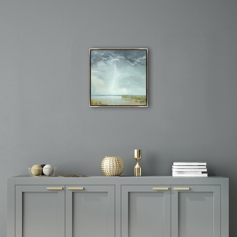 Drawing Lightning Print by Ryan Brown, 31.5" H x 31.5" W