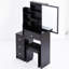 Petit meuble-lavabo avec tabouret rembourré American Large-497336776