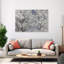 Art mural éthéré à fleurs blanches délicates-161340974