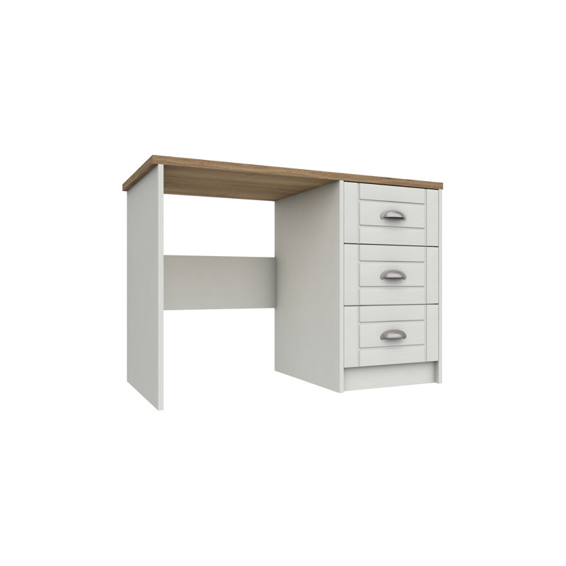 Newhaven Dressing Table, Natural Rustic Oak/White