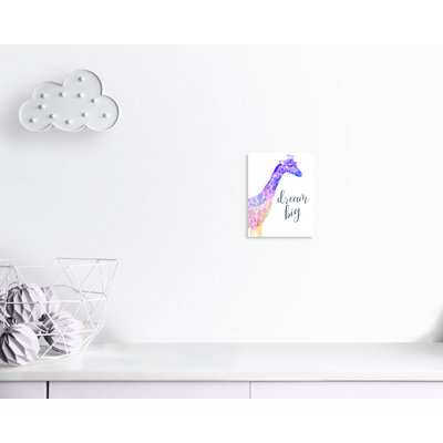 «Dream Big», art sur toile