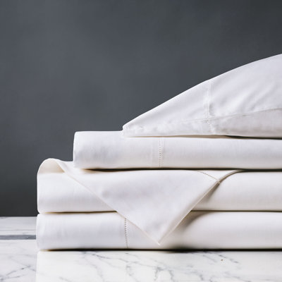 Ensemble de draps en satin de coton de qualité égyptienne à densité de tissage 600 fils Manitoba
