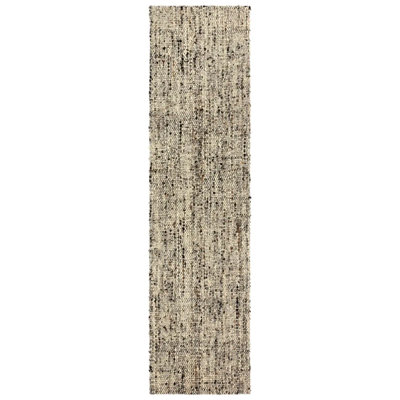 Elya Gray Hand-Woven Wool Rug