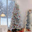Arbre de Noël artificiel enneigé 7,5 pi