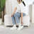 Velvet Rectangular Storage Bench-836157681