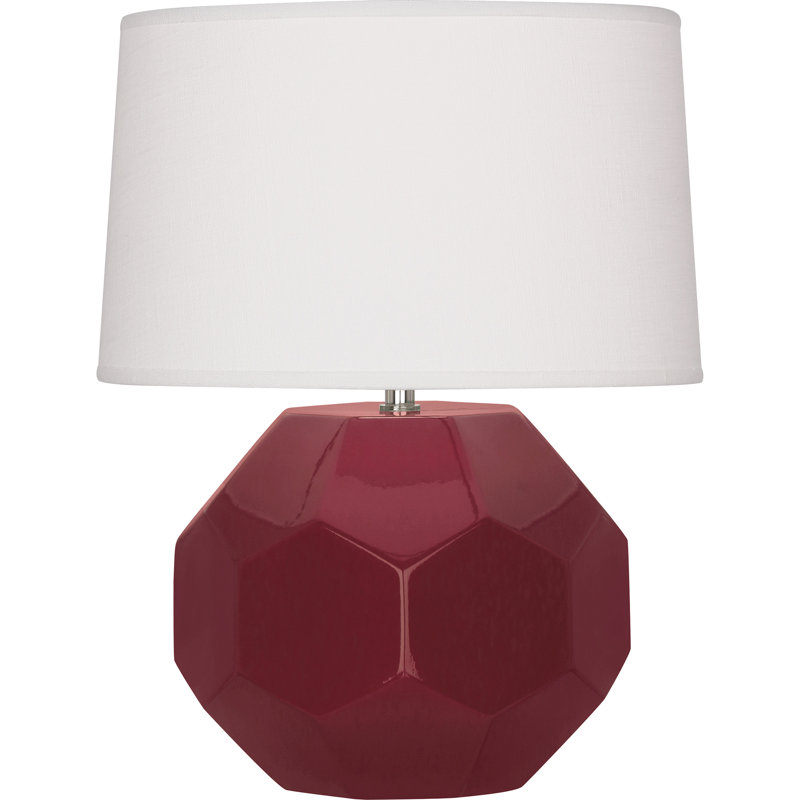 Small Franklin Accent Lamp, 16.5" H x 12.5" W x 12.5" D, Sugar Plum