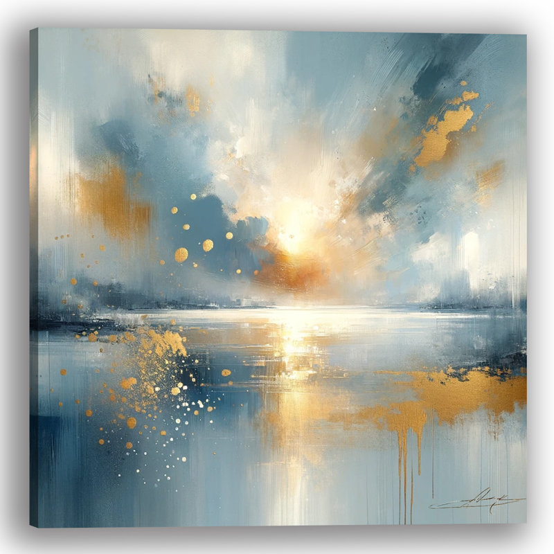 Sur toile, H 20 po x l 20 po x P 1,5 po