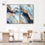 «Blush Pink Whimsy Blue Art», ensemble de 2 impressions sur toile par -2091262607-2091262613-2091262624