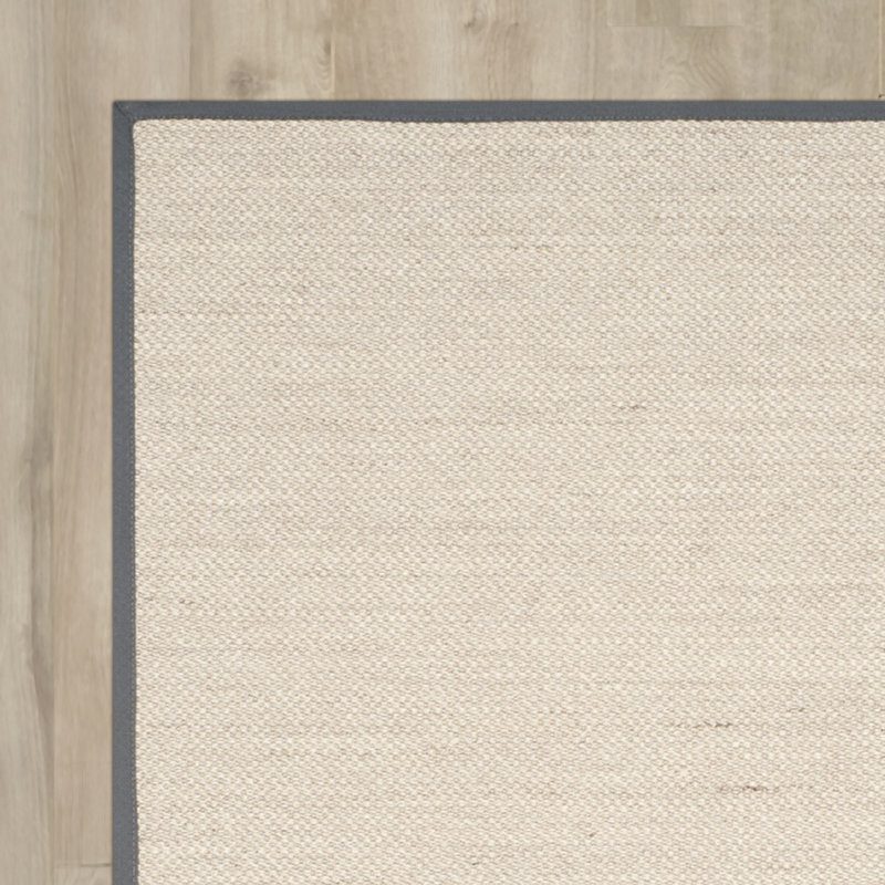 Tapis marbre sisal / gris foncé, Tapis de couloir 2 pi 6 po x 8 pi