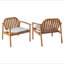 Fauteuil club avec coussin Meja, ensemble de 2