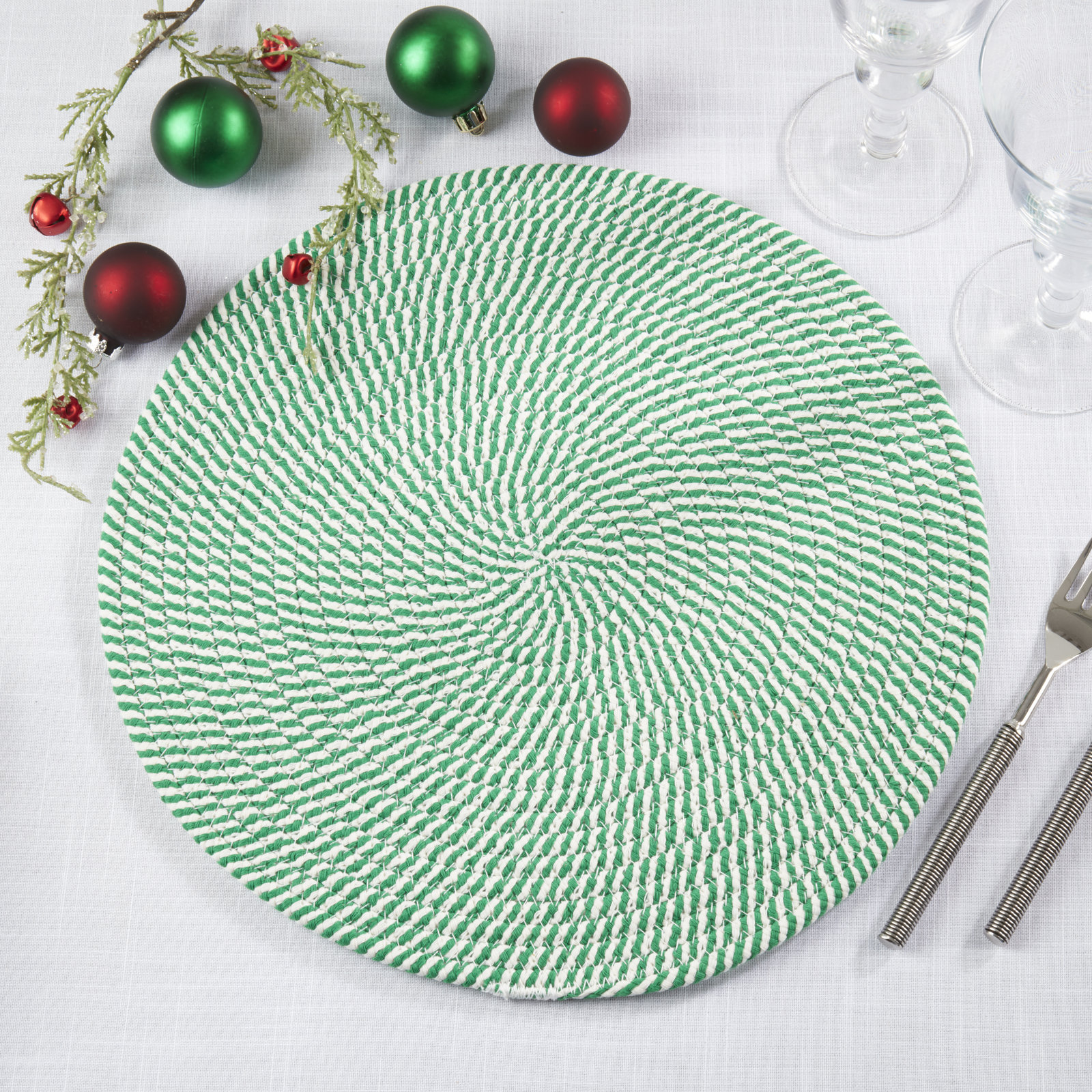 Aminta Collection Aminta Placemat, Green