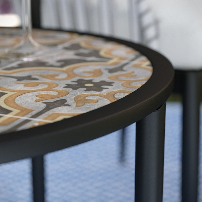 Table d'appoint d'extérieur à plusieurs niveaux