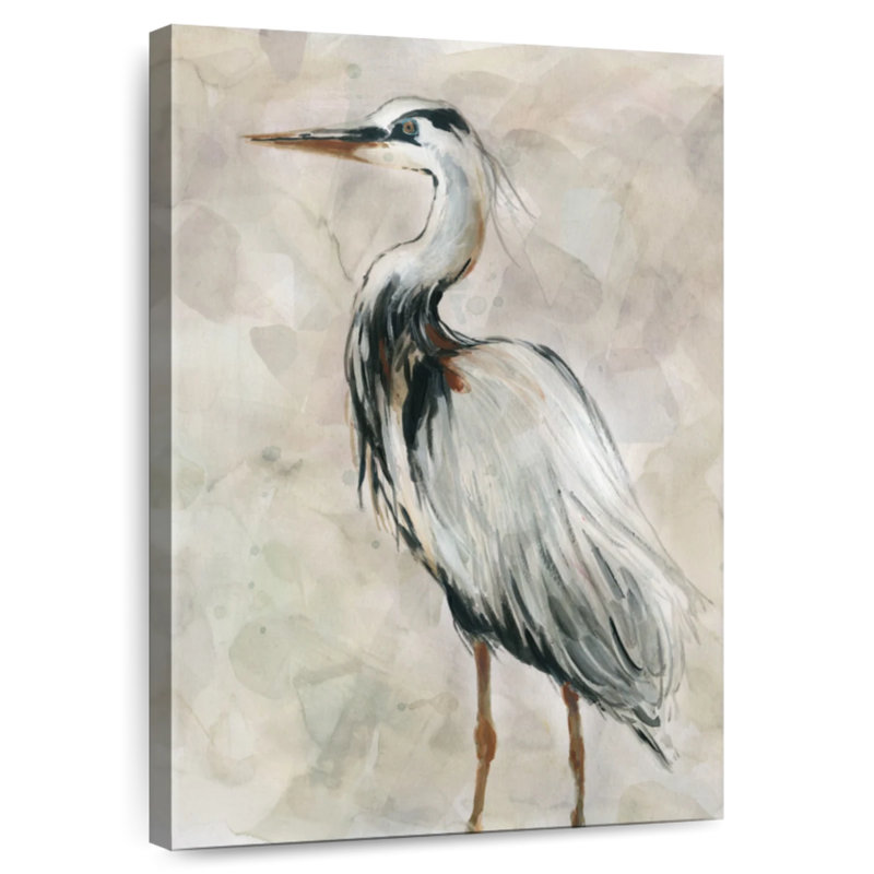 Brampt Crane At Dusk II, 12" H x 8" W