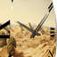 Horloge murale en métal-690764445