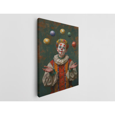 Impression sur toile de jongleur médiéval fantastique, décoration murale moderne pour la maison et le bureau