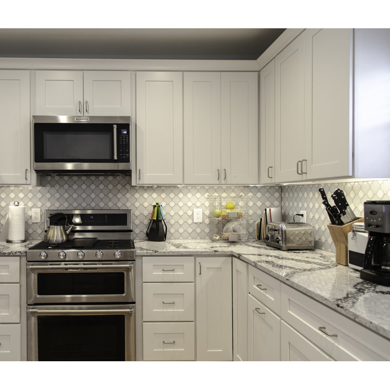Design House Brookings Unassembled Shaker Lazy Susan Kitchen Cabinet LS36 36x34.5x24, White
