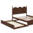 Queen Size Platform Bed With Trundle