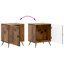 43cm W Manufactured Wood Bedside Table-403017447