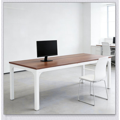 Rectangle Workspace Desk, Executive Computer Desk with Spacious Surface and Durable Construction for Modern Home Offices