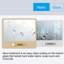 5/16" Tempered Glass Sliding Shower Door - Brushed Gold, Smooth Quality, 56-60"X74 For Soft Close System,-121585605