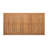 Weslyn Solid Wood Outdoor Coffee Table with Slatted Top