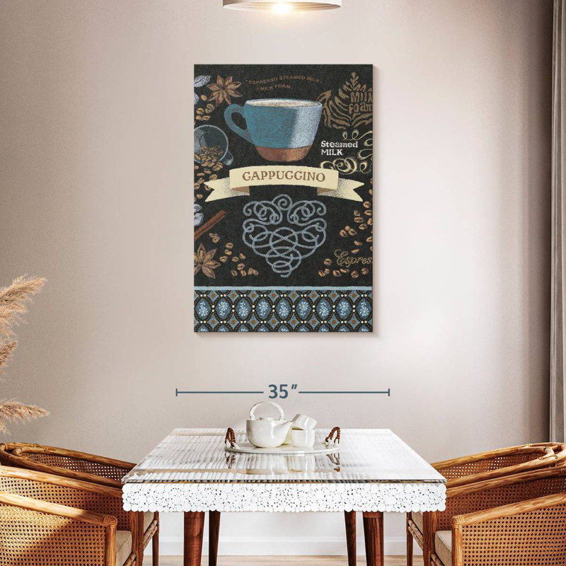 Yarlin Cappuccino Time, 45" H x 30" W