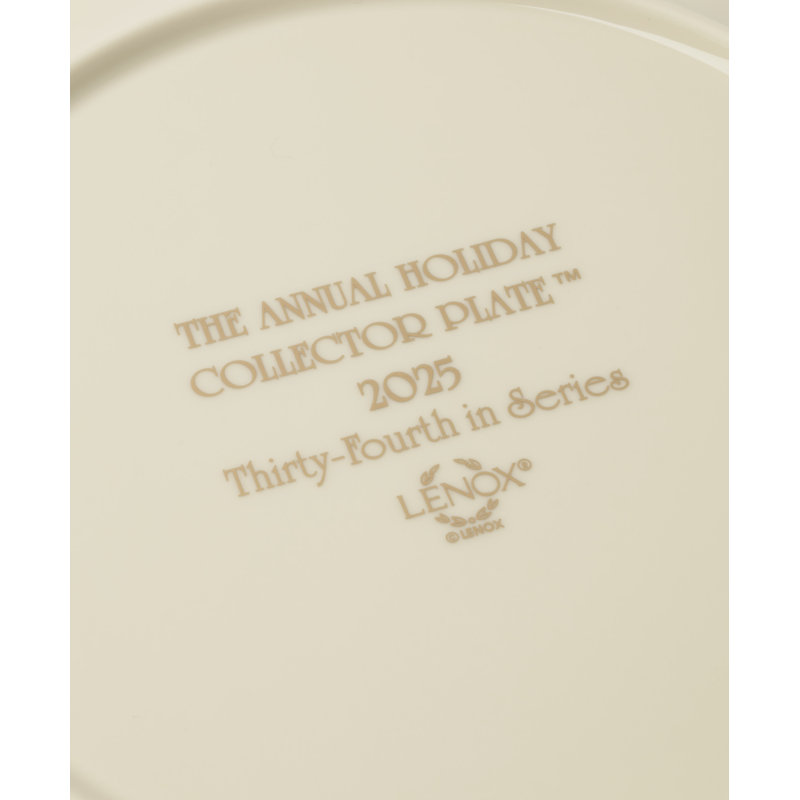 2025 Annual Holiday Plate