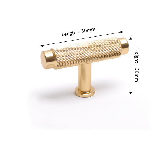 Lansen 5 cm centre Bar Handle, Gold