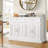 Gaume 55.1'' W Kitchen Sideboard with 2 Wide Drawers, Adjustable Shelves-708669220