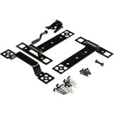 9.65'' H x 12.8'' W Black Metal