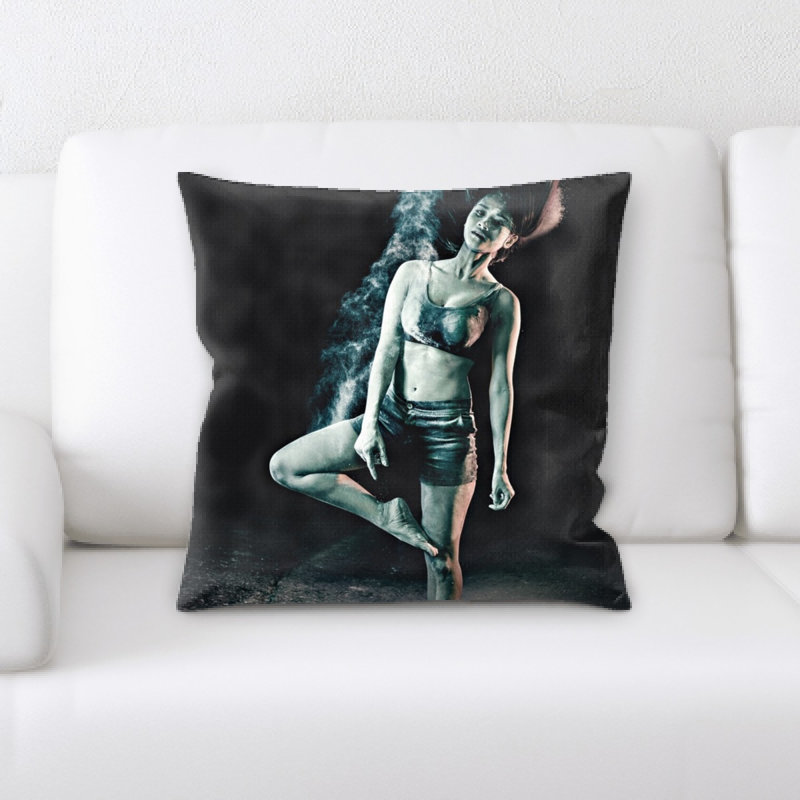 Coussin en fausse danse