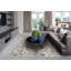 Area Cowhide Geometric Area Rug in Gray-1049456723