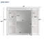 36'' Bathroom Vanity with Sink, Mirror Cabinet, 2 Soft Closing Doors and 2 Drawers-642130921
