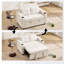 2 Seater Linen Sofa Bed-133077741