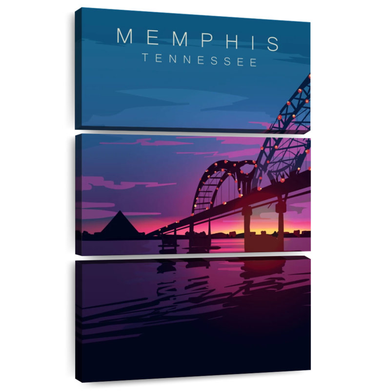 Masam Memphis Tennessee Poster, 32" H x 20" W