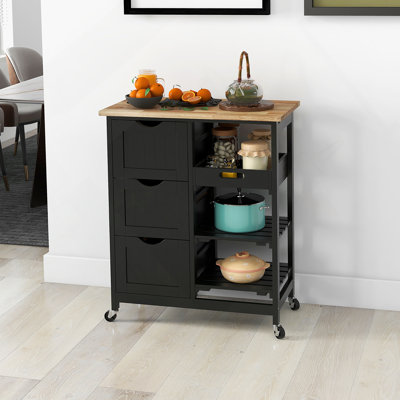 Armoire d'appoint durable avec tiroir, panneau à haute densité, surface lisse et roulettes pivotantes pour faciliter le déplacement et le rangement.