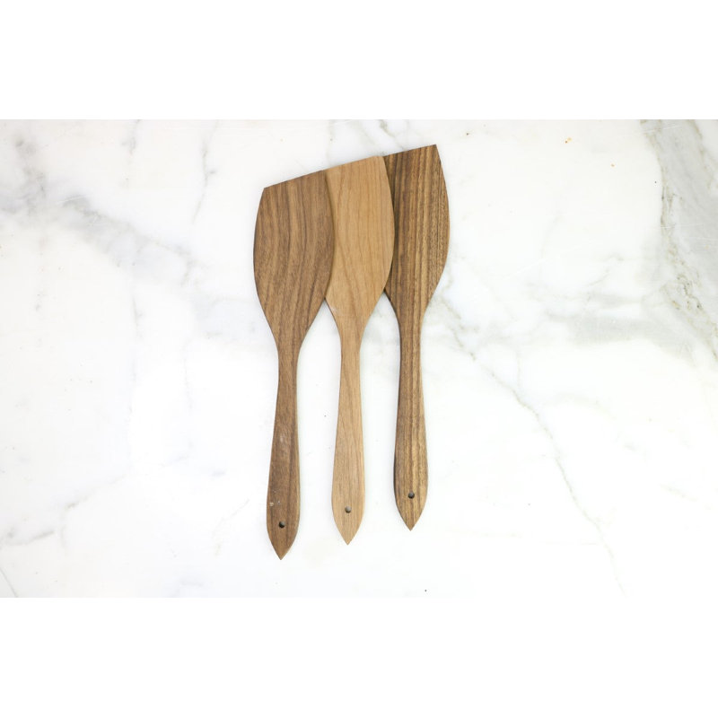 Spatule plate française - Bois fruitier