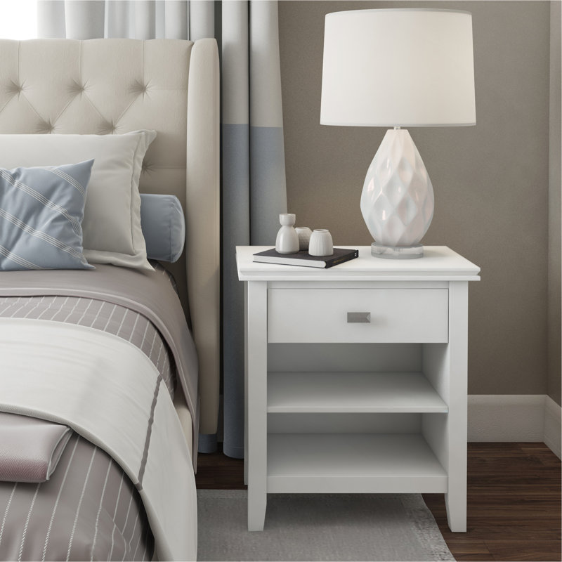 Artisan - Table de chevet - Blanc, Blanc